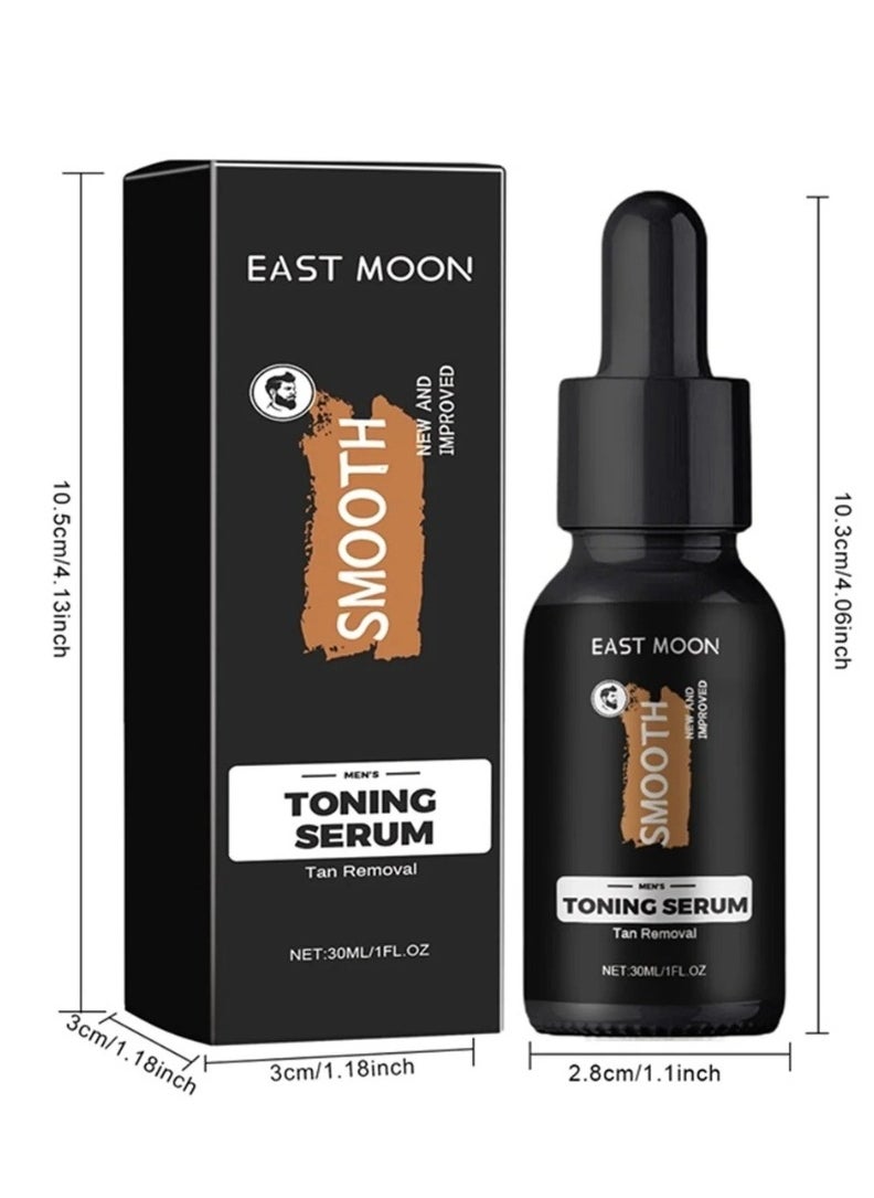 East Moon - Smooth Toning Serum Tan Removal Serum Skin Care Essence Toner Vitamin C Serum For Face Wrinkle Aging Dark Circle Sun Damage Hydrate Face Oil Hyaluronic Face Serum Brightening Face Toner 30ML - Image 1