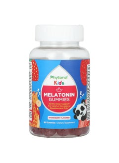 Phytoral Phytoral, Kids, Melatonin Gummies, Strawberry, 1 mg , 60 Gummies  - Image 1