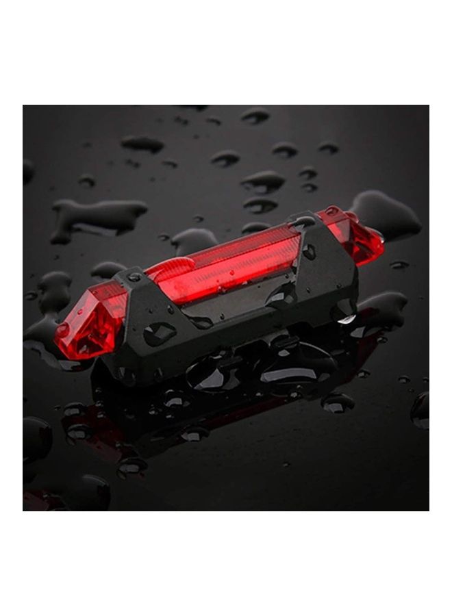 NIBEMINENT Portable USB Rechargeable Bicycle Laser Projector Rear Tail Light  - Image 5