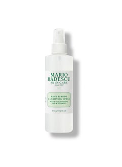 MARIO BADESCU Back & Body Clarifying Spray - Targets Stubborn Back-Acne And Backne, Rejuvenates Skin With Niacinamide, Zinc-Pca & B Vitamins - Soothes Irritation, Strengthens Skin Barrier, 8 Fl Oz  - Image 1