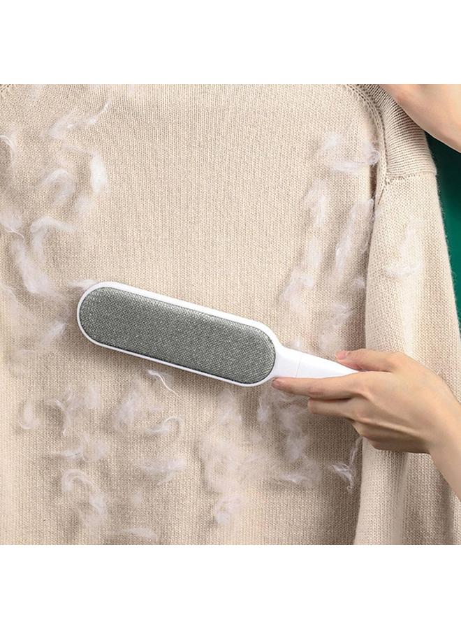Electrostatic Clothes Brush, Clothes Plush Brush Roller, Electrostatic Brush for Removing Clothes Plush (White) - Image 2