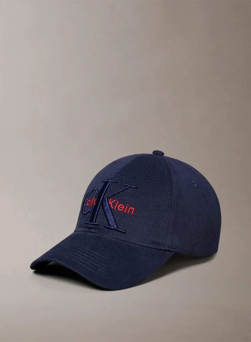 Layered Monogram Logo Graphic Baseball Cap