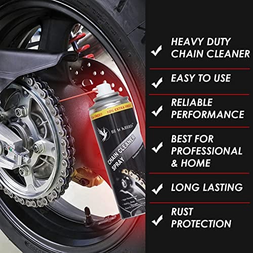BLACKBIRD Bike Chain Lube and Chain Cleaner Spray 500ML with Chain Cleaning Brush | Bike Chain Lubricant | Bike Chain Cleaning Spray - Image 3