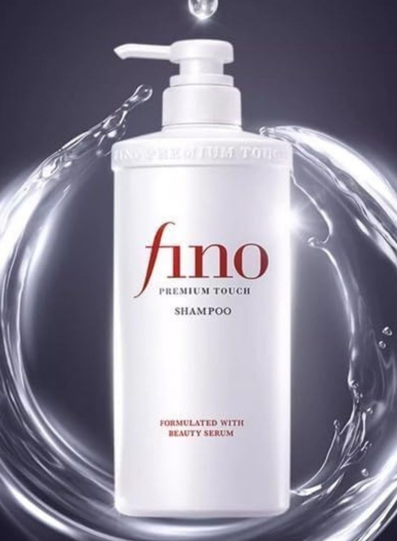 Fino Premium Touch Moist Shampoo & Conditioner Set 550ml – Deep Moisturizing and Nourishing Hair Care Bundle for Dry and Damaged Hair - Image 2