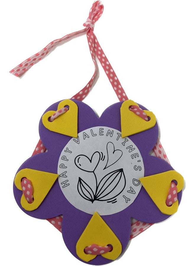 AoneFun Flower Cutouts - 24 Foam Flower Cut Outs Flower Decoration Bulletin Board Cut Outs Flower Classroom Decor Flower Decorations Cutouts For Classroom Decoration 6" Medium Large Die Cut Shapes Craft Foam - Image 3