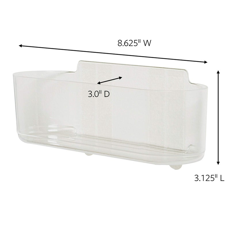 Command Large Caddy, Holds up to 4 lb, 8.6" x 3.1" x 3", 1 Caddy with 4 Command Strips, Damage Free Organization Wall Mount to Cabinet, Kitchen, Pantry, Closet, or Under Sink - Image 2