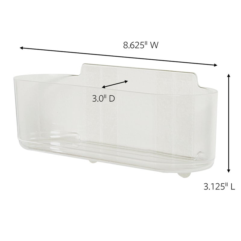 Command Large Caddy, Holds up to 4 lb, 8.6" x 3.1" x 3", 1 Caddy with 4 Command Strips, Damage Free Organization Wall Mount to Cabinet, Kitchen, Pantry, Closet, or Under Sink - Image 3