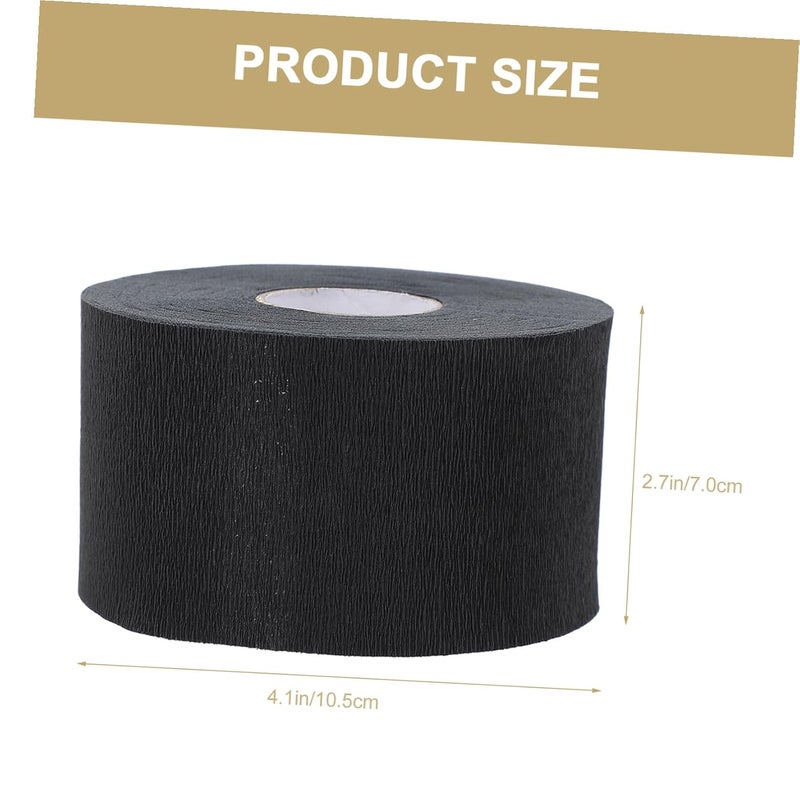 NOLITOY 4rolls Stretchy Barber Neck Protection Paper Flexible Collar Strips for Hair Cutting Salon Home Use Safe and Skin-friendly Per - Image 2