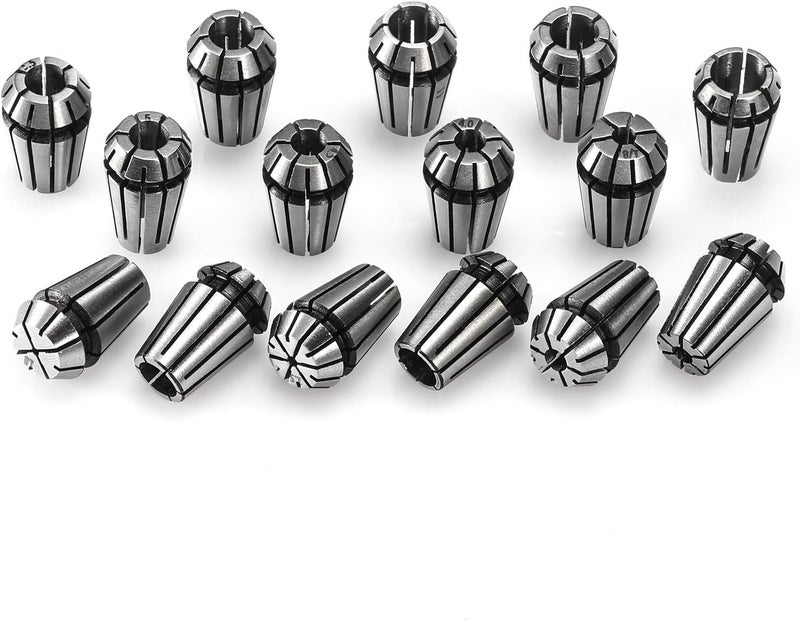 Genmitsu 15PCS ER11 Precision Spring Collet Set for CNC Engraving Milling Lathe Chuck Tool, 1.0mm-7.0mm & 1/4", 1/8" - Image 5