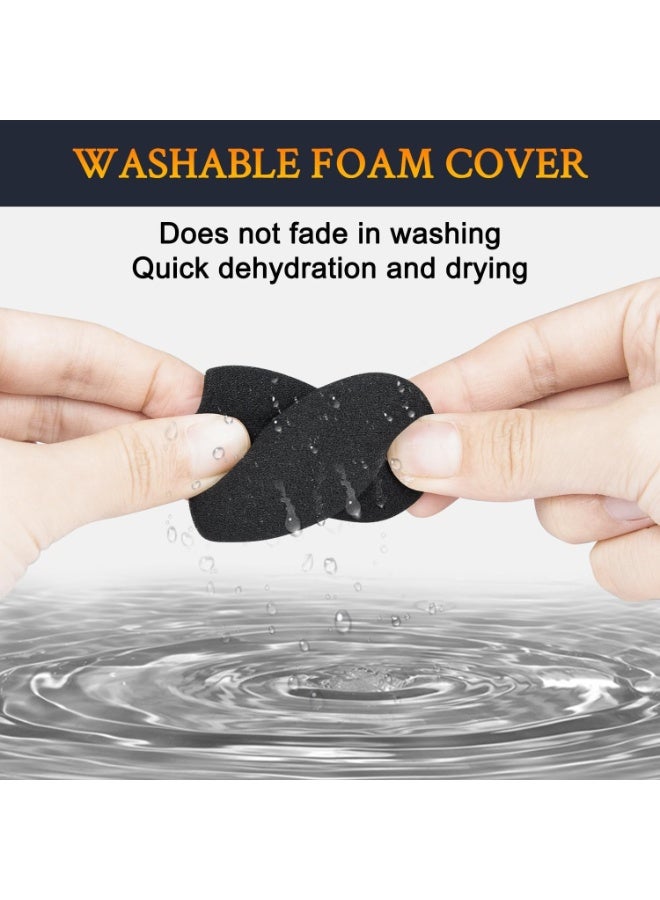 DIOTTI 8-Pack High-Density Microphone Foam Windscreens, Universal Fit Pop Filter Covers for Condenser & Dynamic Mics, Noise Reduction & Protective Washable Mic Covers - Image 3