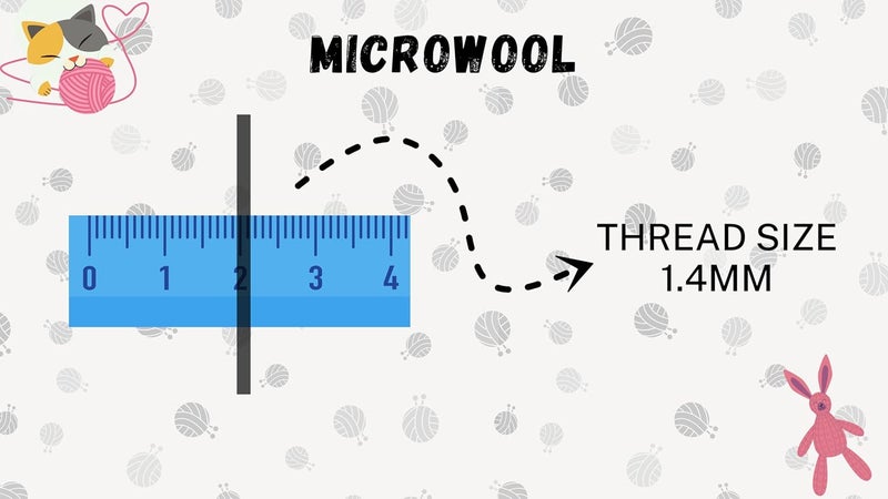 Woolco Oswal Microwool Acrylic Hand Knitting Yarn Pack of 4 Balls (100g Each), Soft Baby Yarn for Sweaters, Booties & DIY Knitting Projects – Baby Wool Thread for Beginners & Kids (Dark Red) - Image 4