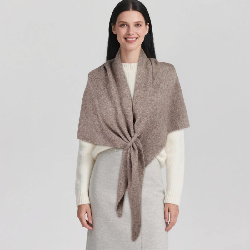 EXTREE Scarfs for Women Pashmina Silky Shawl Wrap for Evening Dressing Blanket Open Front Poncho Cape - Image 5