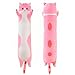 shangman Lovely Plush Cat Doll Cute Cartoon Soft Stuffed Kitten Long Throw Sleeping Pillow Doll Toy Gift for Kids Girlfriend Multiple Size Pink50cm196in - Image 2