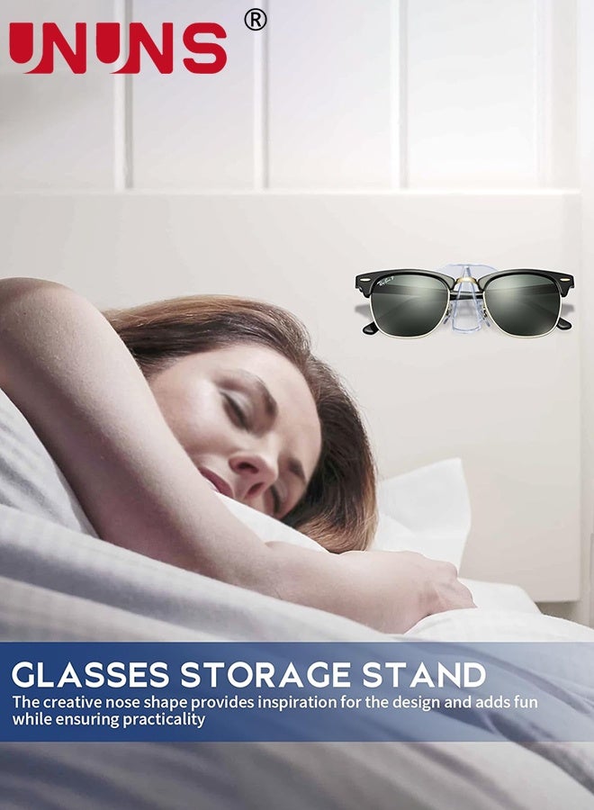 UNUNS Sunglasses Storage Rack,8 PCS Glasses Storage Racks,Wall-Mounted Glasses Organizers,Hanging Glasses Rack,Wall Glasses Holder,Sunglasses Holder Eyeglass Holder for Wall Office Home Decor - Image 4