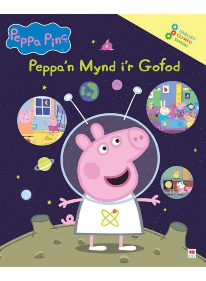 Peppa n Mynd i r Gofod - Hardback