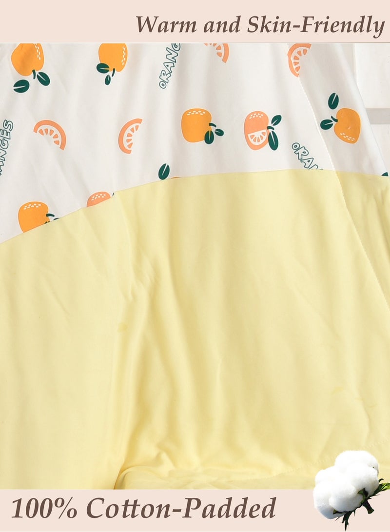 Thin Pure Cotton Baby Quilt, FourSeasons Universal LightweightBreathable Kids Cotton Blanket - Image 2