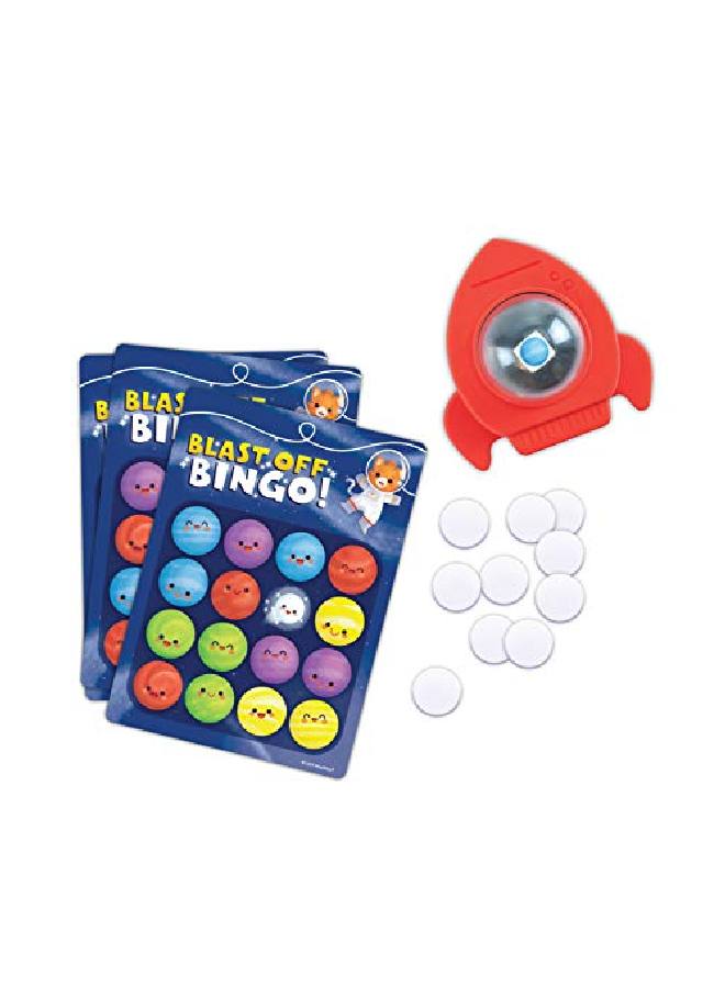 Peaceable Kingdom Blastoff Bingo Independent Bingo Game For Kids Great For Single Players & Groups 6 Doublesided Playing Boards Ages 3 & Up - Image 2