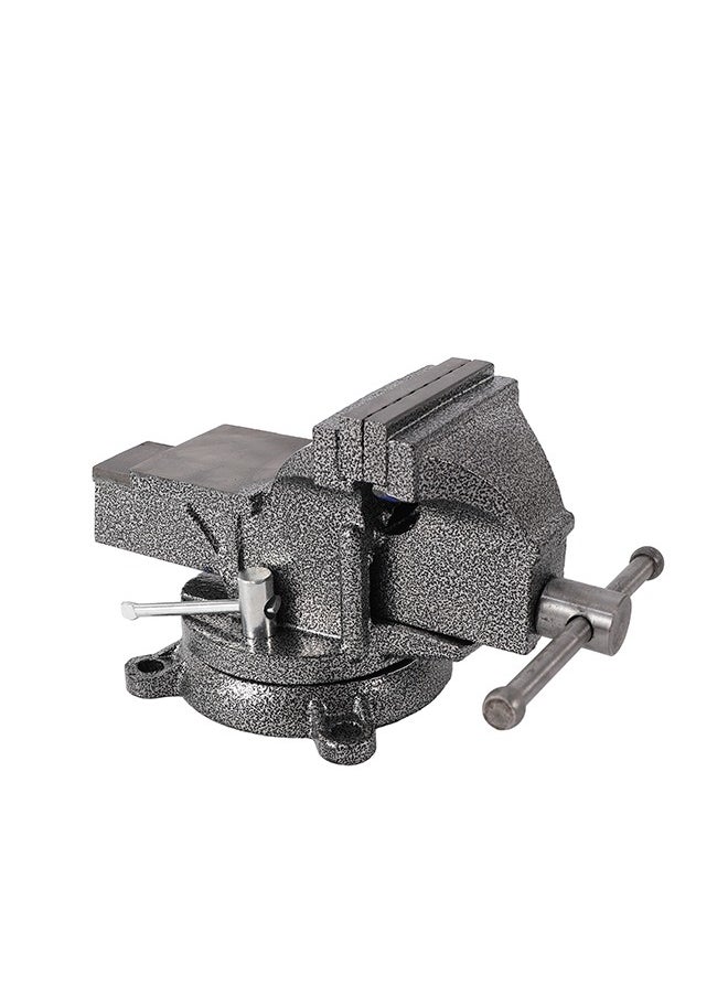 LAWAZIM - Vice Bench -4inch Black- Heavy-Duty Durable Bench Vise Clamp with Secure Jaw, Fixed Base, and Quick-Release Mechanism -for Precision Metalworking, Woodworking, DIY Projects, and Workshop Tasks - Image 1