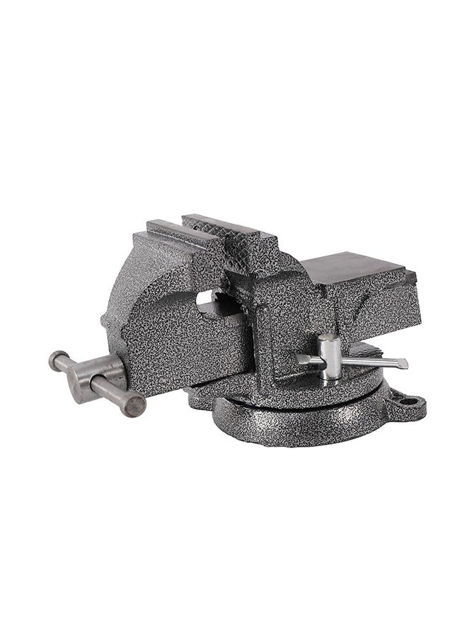 LAWAZIM - Vice Bench -4inch Black- Heavy-Duty Durable Bench Vise Clamp with Secure Jaw, Fixed Base, and Quick-Release Mechanism -for Precision Metalworking, Woodworking, DIY Projects, and Workshop Tasks - Image 1