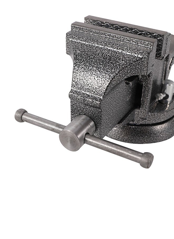 LAWAZIM - Vice Bench -4inch Black- Heavy-Duty Durable Bench Vise Clamp with Secure Jaw, Fixed Base, and Quick-Release Mechanism -for Precision Metalworking, Woodworking, DIY Projects, and Workshop Tasks - Image 1