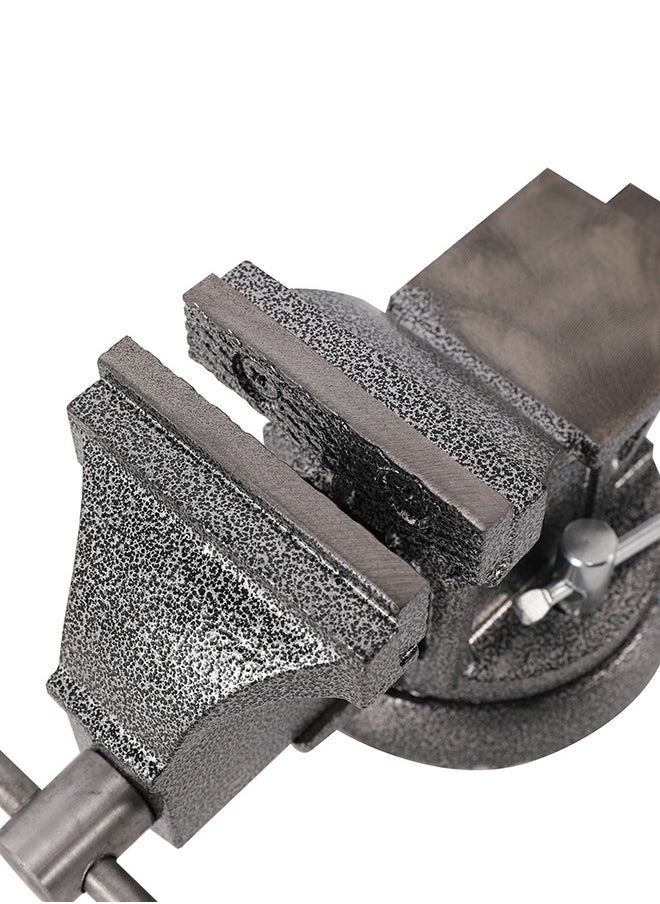 LAWAZIM - Vice Bench -4inch Black- Heavy-Duty Durable Bench Vise Clamp with Secure Jaw, Fixed Base, and Quick-Release Mechanism -for Precision Metalworking, Woodworking, DIY Projects, and Workshop Tasks - Image 1