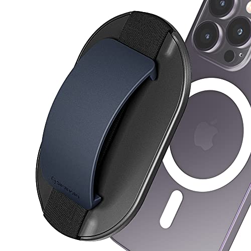 Sinjimoru for MagSafe Grip Magnetic Phone Grip for MagSafe Stand Strong Magnetic Phone Holder for iPhone 17 16 15 14 13 MSGrip Navy - Image 1