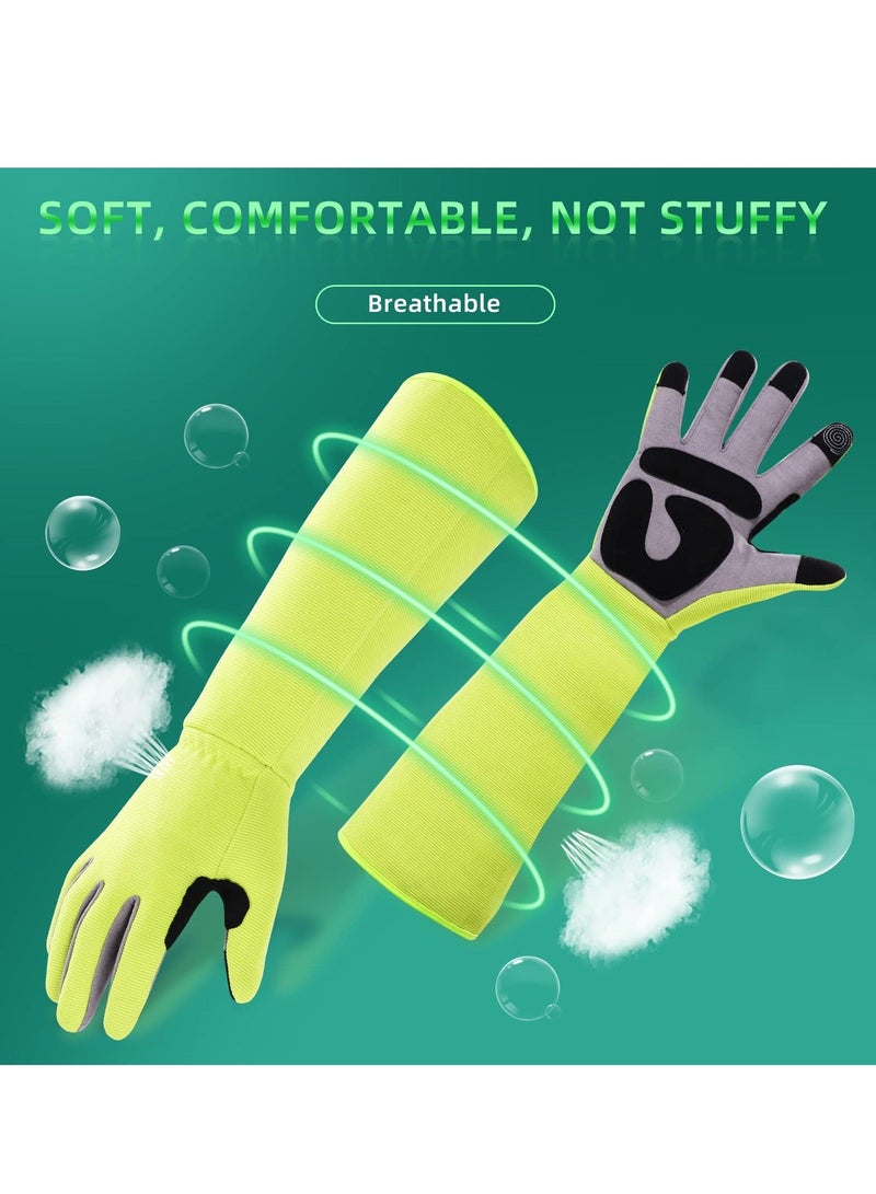 XiuWoo Gardening Gloves - Thorn-Proof Work Puncture-Proof, Long Sleeve, Hardy, Safety for Men and Women, Firm Grip (L) - Image 2