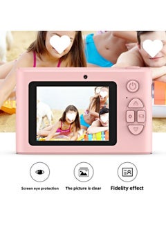 Generic Small Portable High-definition Digital Camera For Students, Girls And Children Toy Camera-Body Color:Pink (32g + Video + Listening To Music)  - Image 3