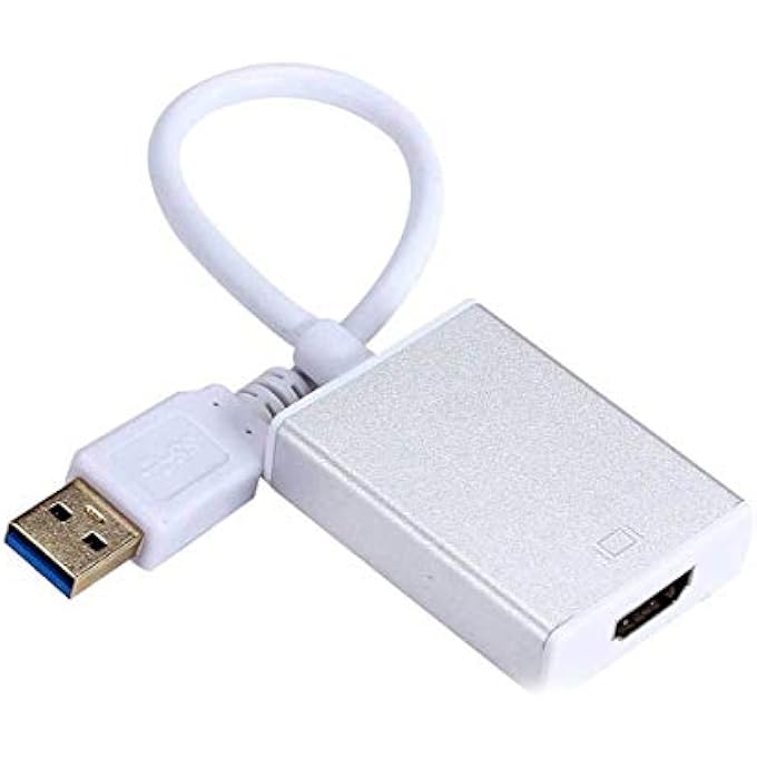 FahionswanAE USB3.0 TO HDMI ADAPTER HIGH DEFINITION 1080P USB TO HDMI VIDEO CONVERTOR ADAPTER COMPATIBLE WITH WINDOWS - Image 1