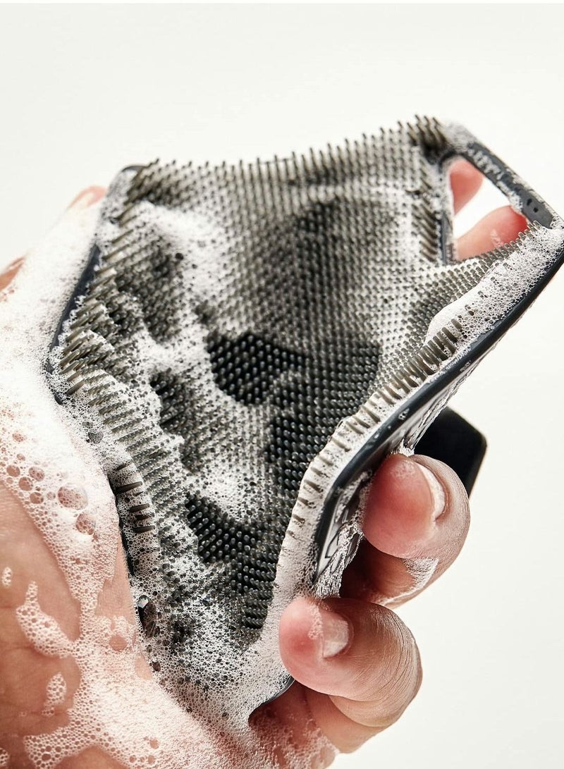 Captaintech Body Scrubber & Storage Hook Set, Silicone Shower & Bathroom Accessory, Features Silicone-Grip Technology - Image 5