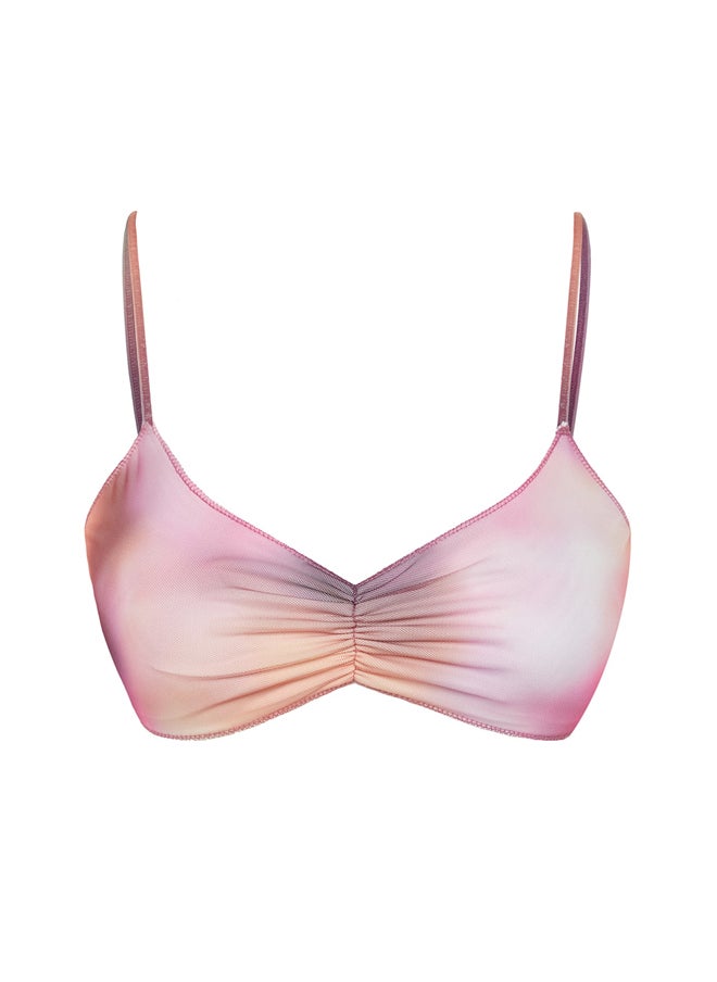 trendyol - Gradient Patterned Triangle Bikini Top TBESS23BU00435 - Image 1