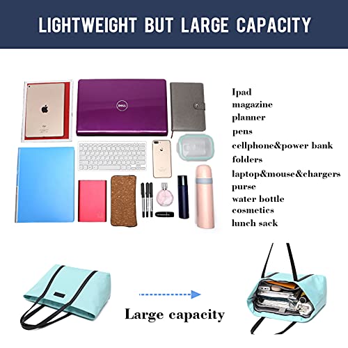 BUG Lightweight Women Laptop Tote Bag for Work, Casual Handbag for Travel Beach College Teacher - Image 4