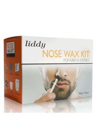 Nose Wax Kit, 50g Wax, Nose Hair Removal Waxing Kit for Men and Women, Safe Quick Hair Removal Waxing for Nose & Ear, 20 Applicators, 8 Mustache Stickers, 10 Little Cups for Removing Nose Eyebrow Hair - pzsku/Z7599001C6334732A5E26Z/45/_/1737706303/3ae5076b-32fb-422f-a4c9-64d9b74aa993