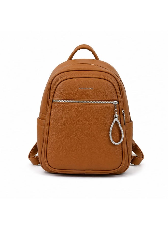SUNSTAR Stylish Mini Backpack – Premium Leather Finish | Multi-Color Compact Everyday Bag
