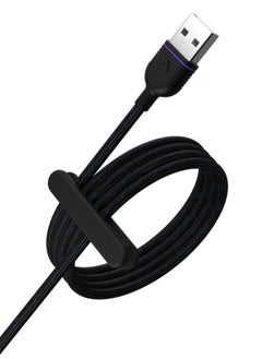 Unisynk UNISYNK USB-A to Lightning Cable - Fast Charging and Data Sync, Apple MFi Certified iPhone Charger Cable, Compatible with iPhone 13/12/11/X/XS/XR/8/7/6, iPad Pro/Air/mini, iPod, Black, 1.2m Length  - Image 2
