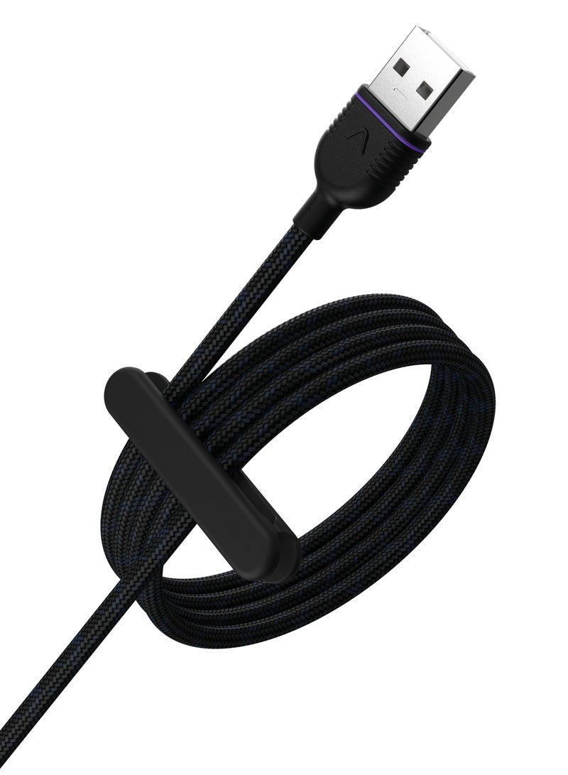 UNISYNK USB-A to Lightning Cable - Fast Charging and Data Sync, Apple MFi Certified iPhone Charger Cable, Compatible with iPhone 13/12/11/X/XS/XR/8/7/6, iPad Pro/Air/mini, iPod, Black, 1.2m Length - Image 2