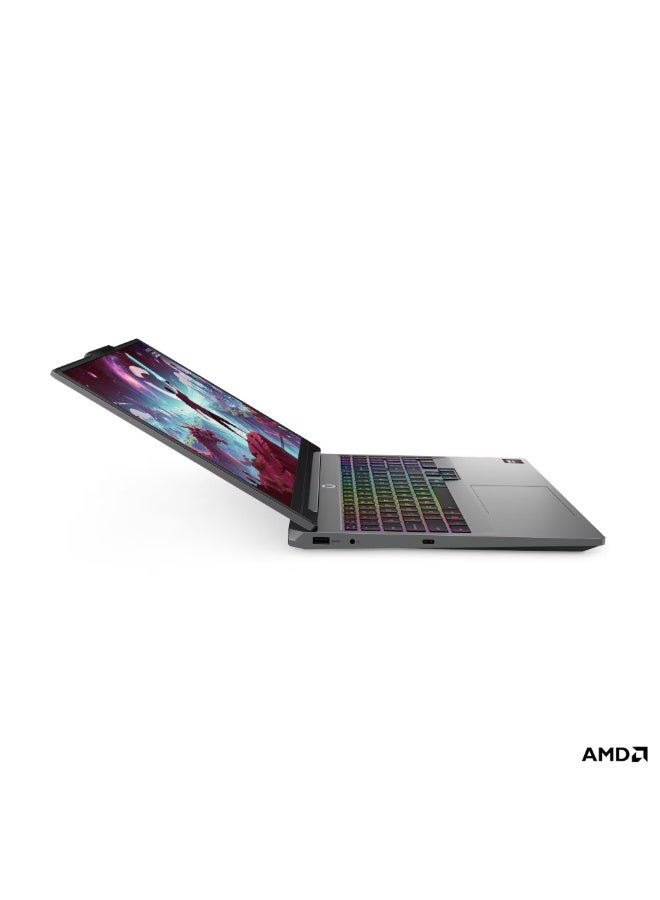 لينوفو لابتوب ألعاب LOQ 15AHP11 بشاشة WUXGA مقاس 15.3 بوصة (1920x1200)، معالج Ryzen 7 250، ذاكرة وصول عشوائي DDR5 سعة 16 جيجابايت، قرص صلب SSD سعة 1 تيرابايت، بطاقة رسومات NVIDIA GeForce RTX 5060 سعة 8 جيجابايت، نظام تشغيل DOS (بدون ويندوز)، لون رمادي لونا الإنجليزية/العربية - Image 5