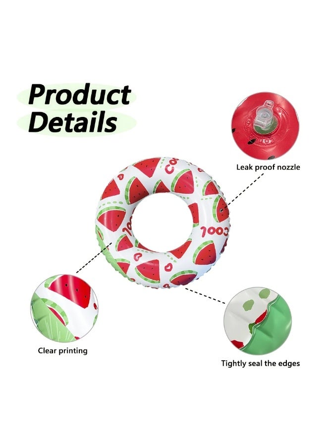 Goolsky 1 Love Watermelon Swimming Ring, Summer Water Party Pool Floating Ring, Inflatable Swimming Ring - Image 3
