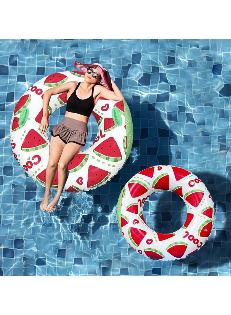 Goolsky 1 Love Watermelon Swimming Ring, Summer Water Party Pool Floating Ring, Inflatable Swimming Ring - Image 4