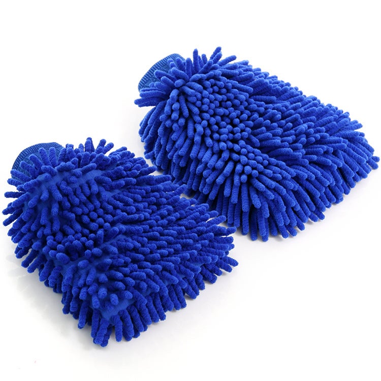 Car Wash Gloves Large 100G Waterproof Car Cleaning Supplies Chenille Car Gloves Car Towel - Image 1
