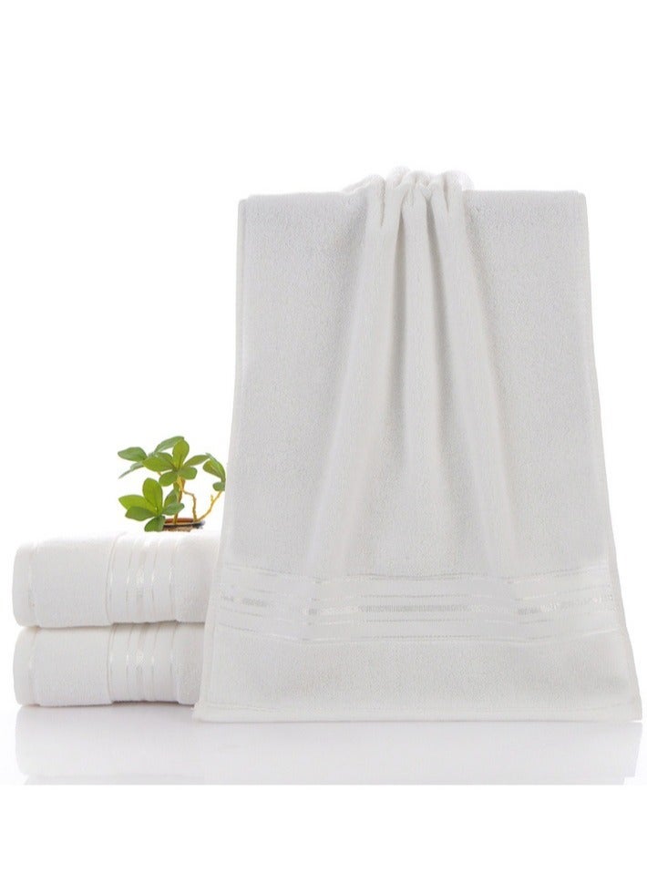 Gigglejoy 3-piece towel set; 1 bath towel, 1 towel, and 1 square towel -100% combed cotton quick drying high water absorption thick bath towel - hotel quality soft, suitable for bathtubs and spas - Image 3