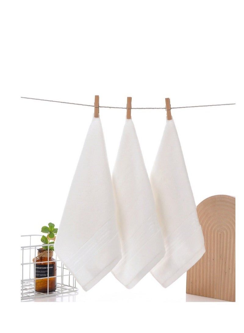 Gigglejoy 3-piece towel set; 1 bath towel, 1 towel, and 1 square towel -100% combed cotton quick drying high water absorption thick bath towel - hotel quality soft, suitable for bathtubs and spas - Image 4
