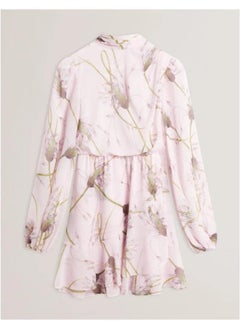 Ted Baker Printed Neck Tie Detail Dress  - Image 4