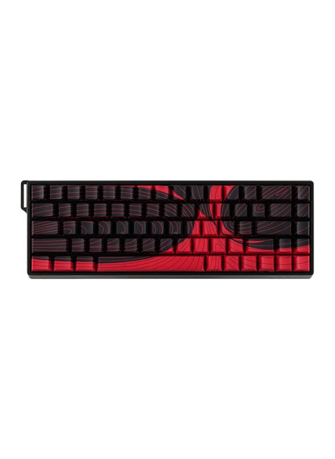 Aula WIN68 HE Magnetic Keyboard with Adjustable Actuation, Hall Effect Keyboard with 0.3ms Latency, 65% Wired Compact Keyboard, 8000 Hz Polling Rate, Hot-Swap (Red Topographic)
