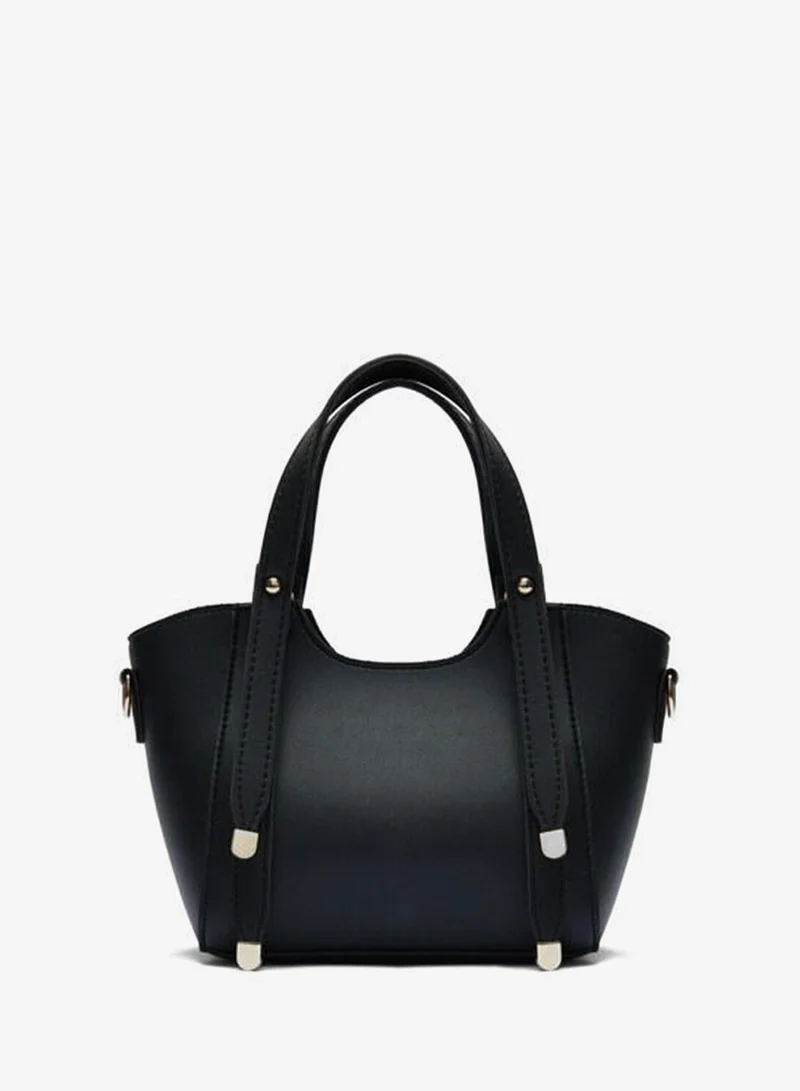 Pureline Hand and Crossbody Bag Black