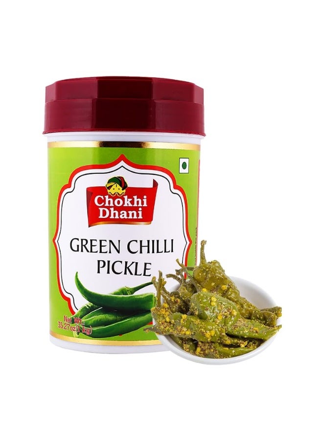 Chokhi Dhani مخلل الفلفل الأخضر | هاري ميرش كا آشار | 1 كجم - Image 2