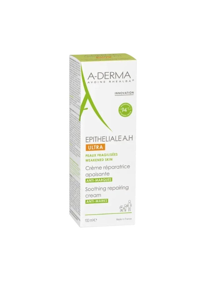 A-Derma EPITHELIALE A.H ULTRA Soothing Repairing Cream 100ml - Image 2