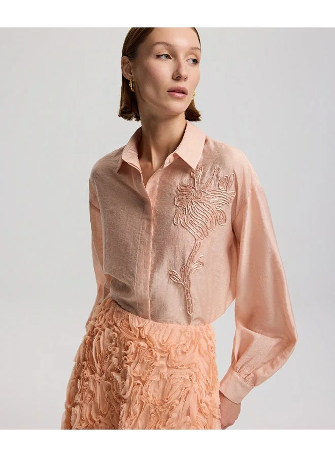 Ipekyol Relaxed Fit Embroidered Shirt