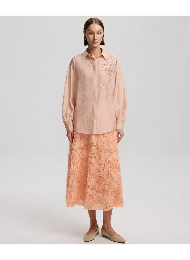 Ipekyol Relaxed Fit Embroidered Shirt