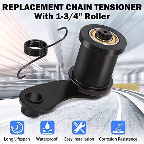 FEITON Chain Tensioner with 1-3/4" Roller for Coleman Mini Bike BT200X CT200U Trail CT200U-EX MiniBike TrailMaster Massimo MB200 Hensim Baja Heat Warrior MB165 6.5HP Powersports Bike Motor Parts - Image 2